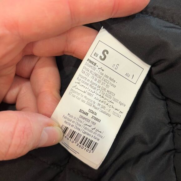 Pimkie Red Black Tweed Short Coat sz S - Picture 9 of 13